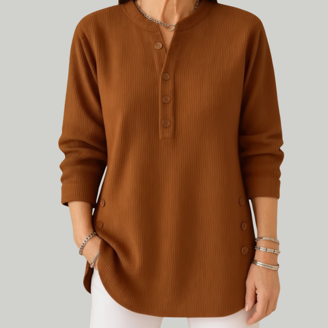 Élise™ – Pull doux et flatteur à manches longues