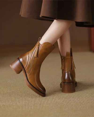 Annabelle | Bottines à talon bloc épais