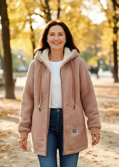 Denise ~ cardigan en peluche