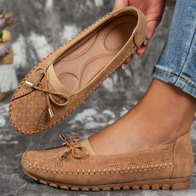 Emeline | Mocassins souples avec nœud noué