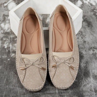 Emeline | Mocassins souples avec nœud noué