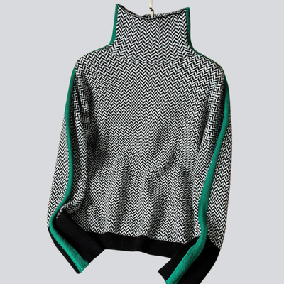 AMAYA | Pull à col montant design