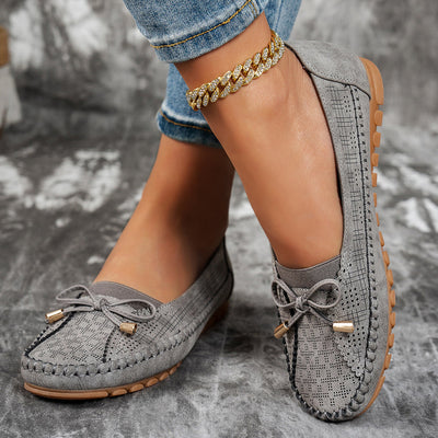 Emeline | Mocassins souples avec nœud noué