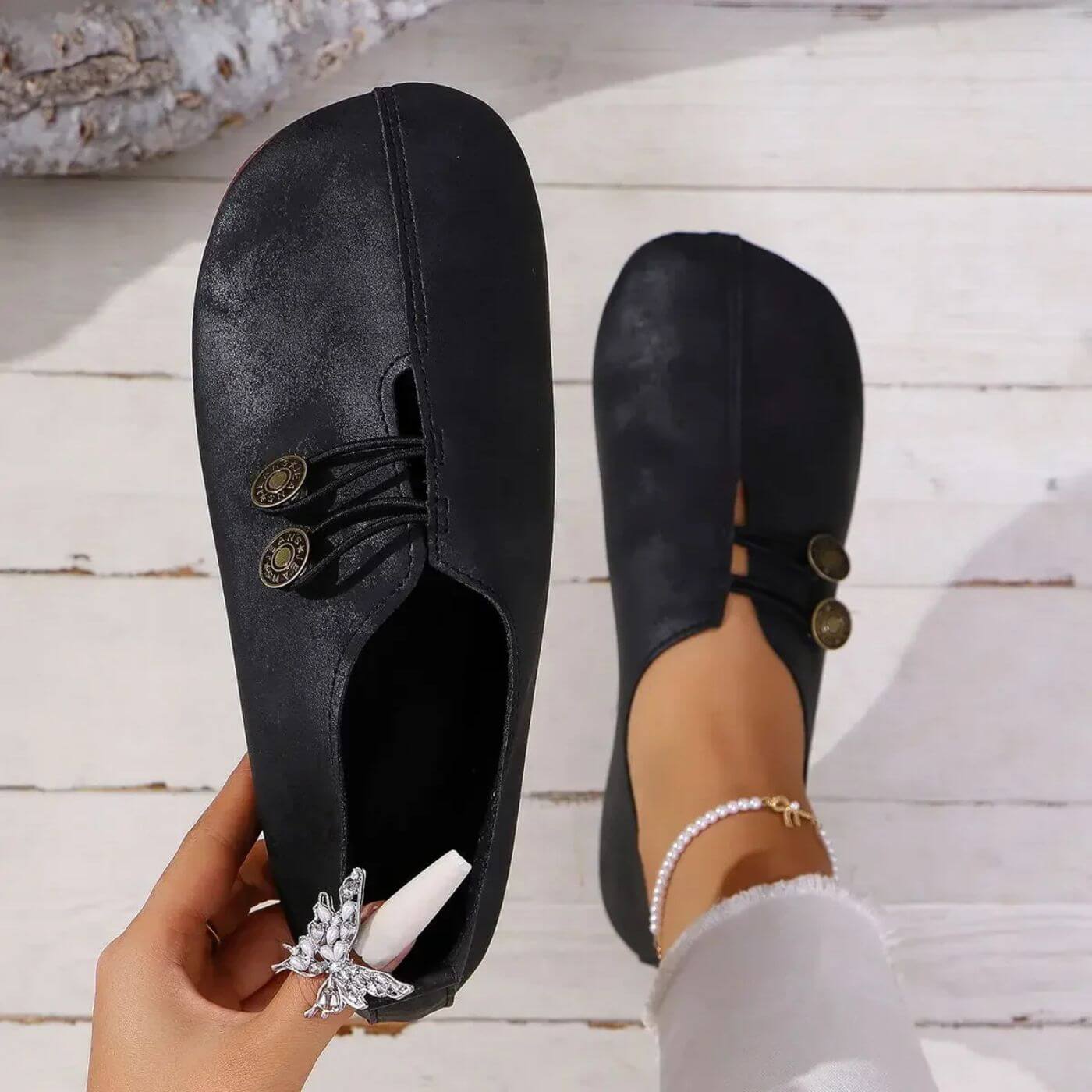 Maïa | Chaussures à enfiler avec bride élastique