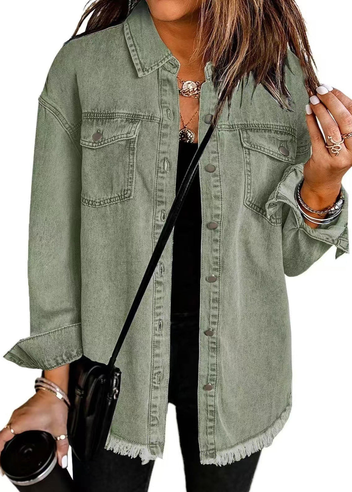 Jade ~ Veste en jean intemporelle et décontractée