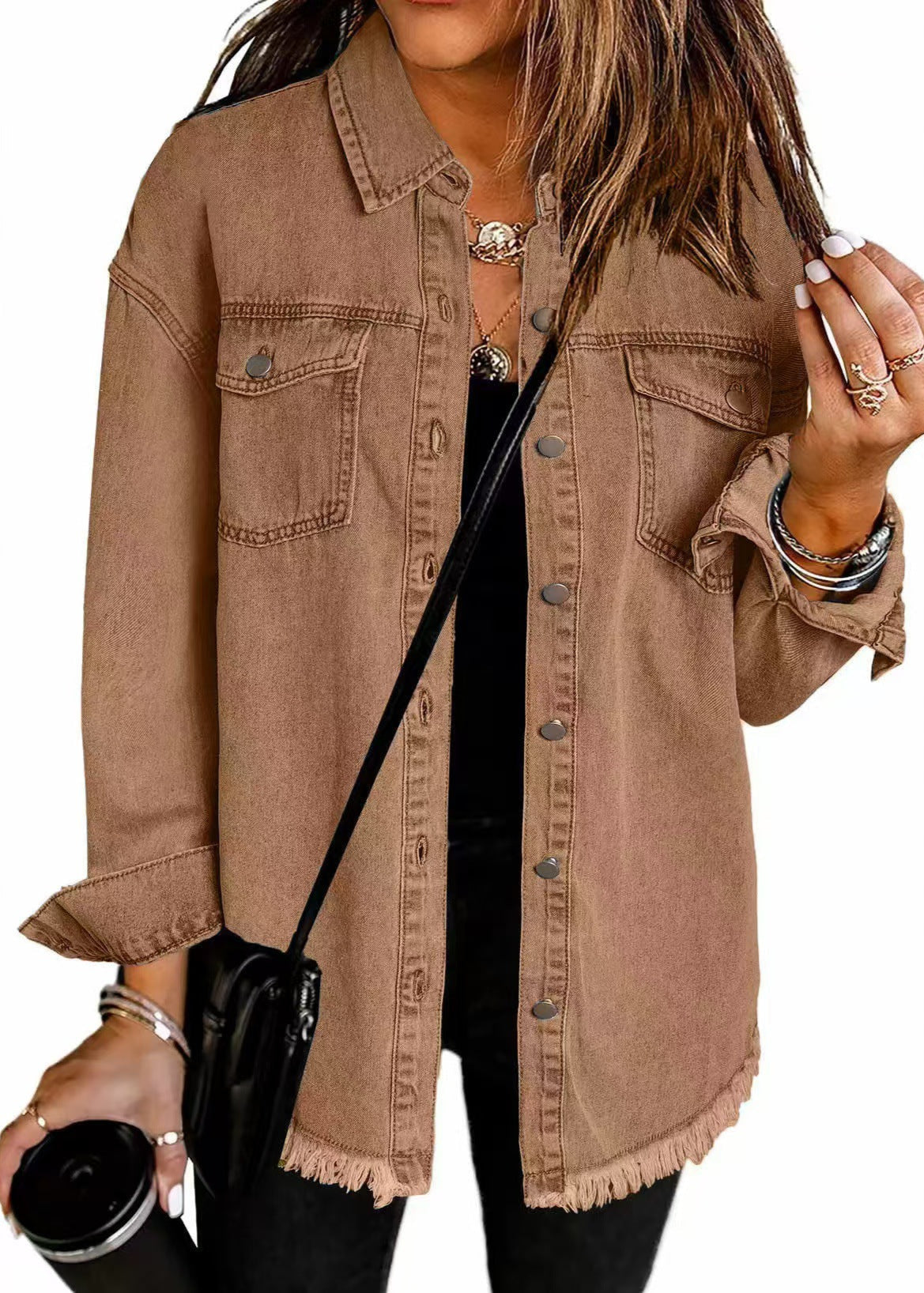 Jade ~ Veste en jean intemporelle et décontractée