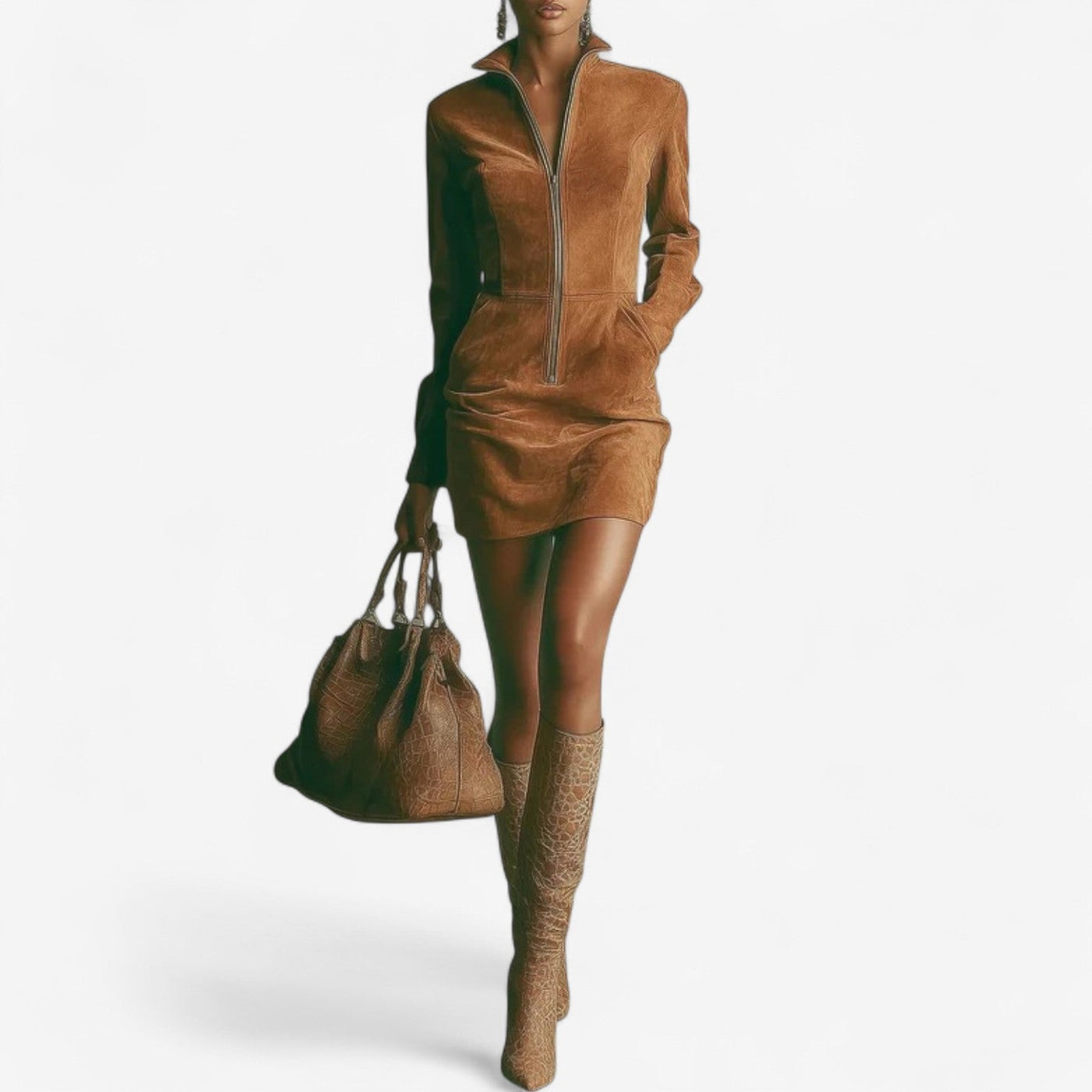 Claverie™ Robe Zippée