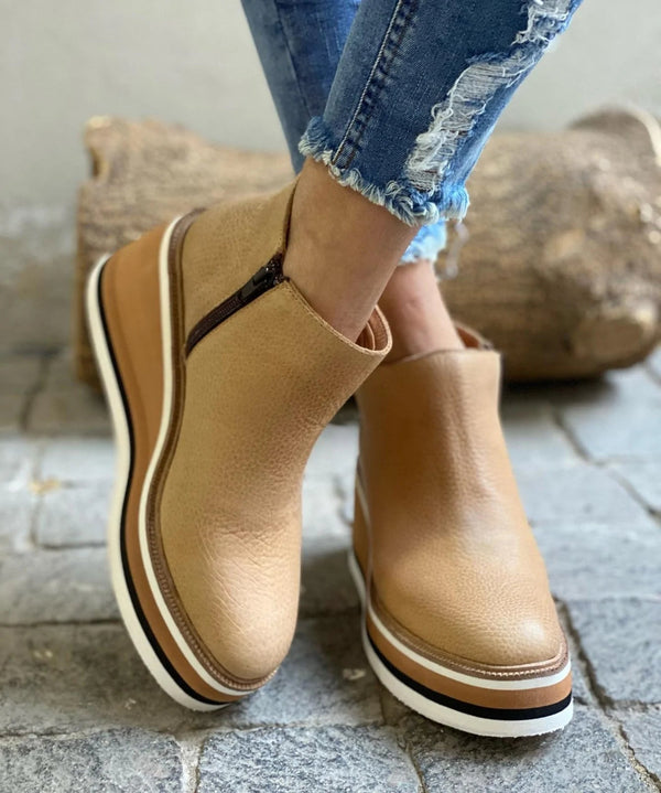 Josiane | Bottines imperméables à semelles compensées