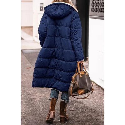 Quitterie | Manteau matelassé réversible à capuche
