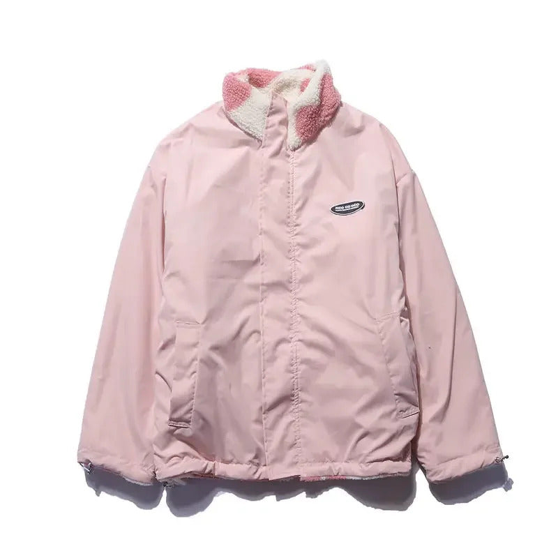 Katharina ~  Veste réversible à motifs cœur