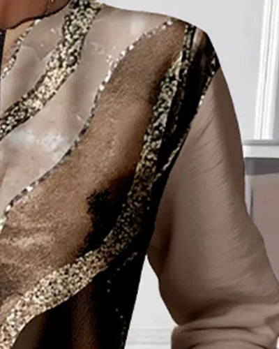 Lera | Sweatshirt à demi-zip et impression vintage