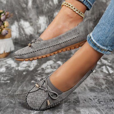 Emeline | Mocassins souples avec nœud noué