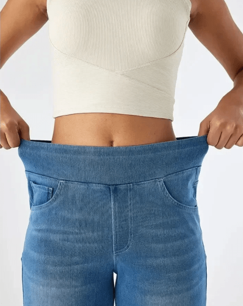 Élise | Pantalon taille haute extensible