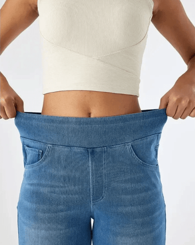Élise | Pantalon taille haute extensible