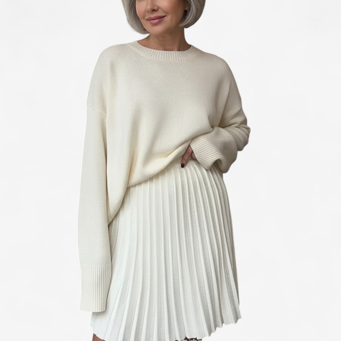 Marie™ Ensemble Pull Plissé